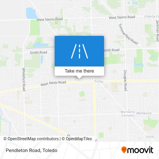 Mapa de Pendleton Road