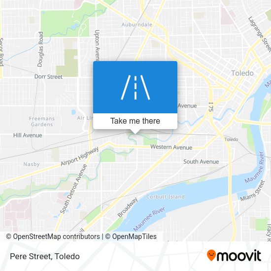 Mapa de Pere Street