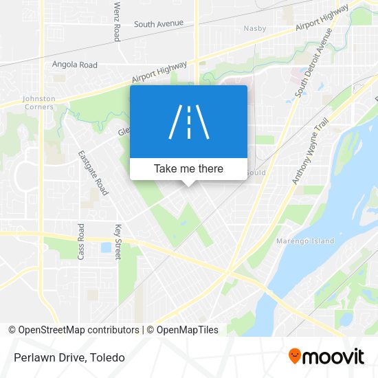 Mapa de Perlawn Drive