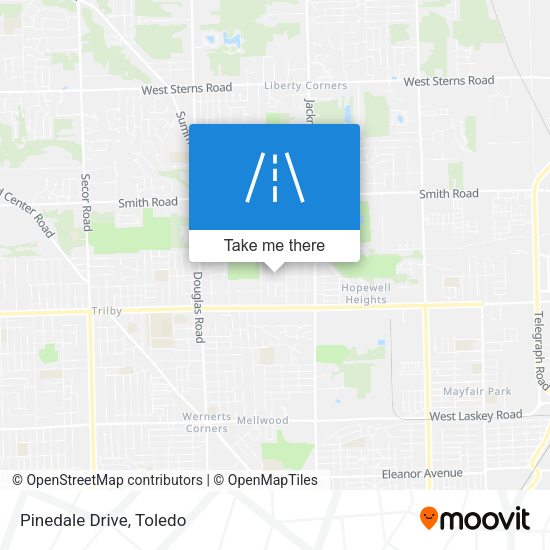 Pinedale Drive map