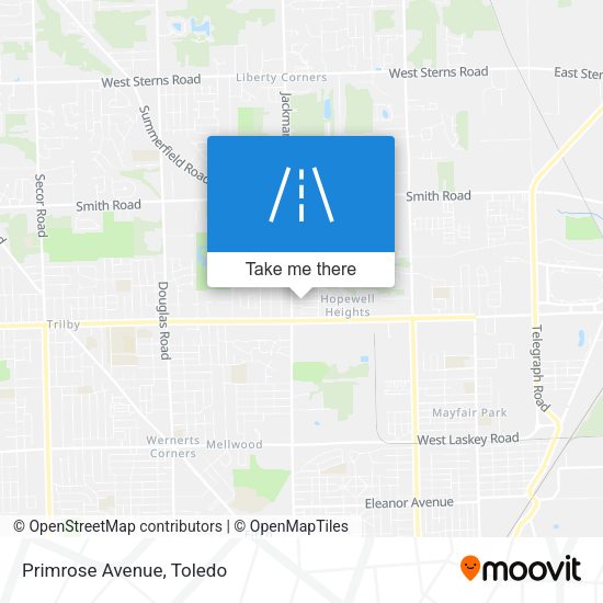 Mapa de Primrose Avenue