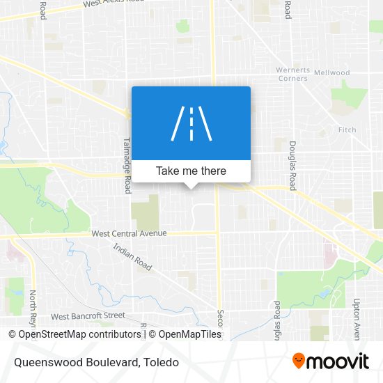 Queenswood Boulevard map