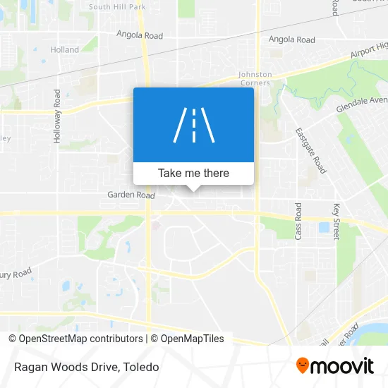 Ragan Woods Drive map