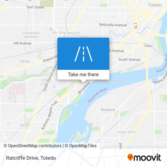 Ratcliffe Drive map