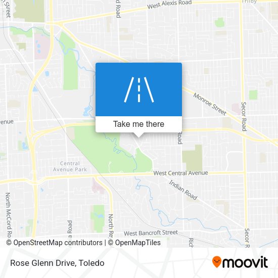 Mapa de Rose Glenn Drive