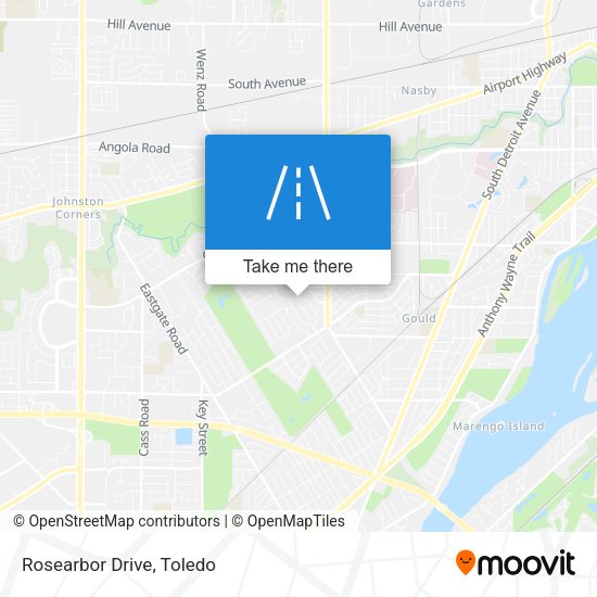 Mapa de Rosearbor Drive