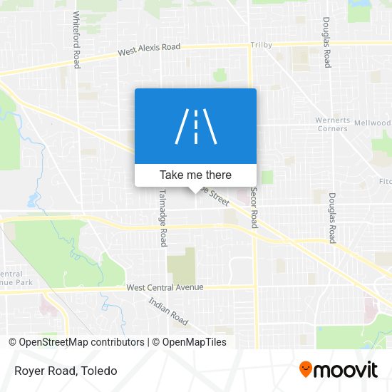 Mapa de Royer Road