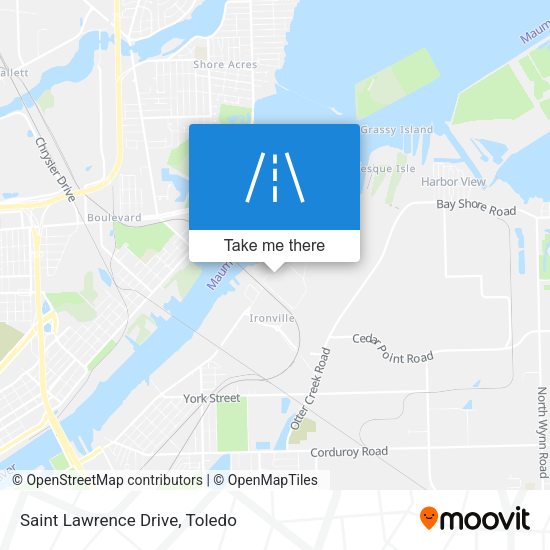 Mapa de Saint Lawrence Drive