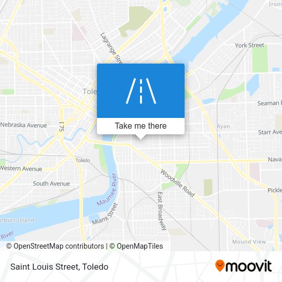 Mapa de Saint Louis Street