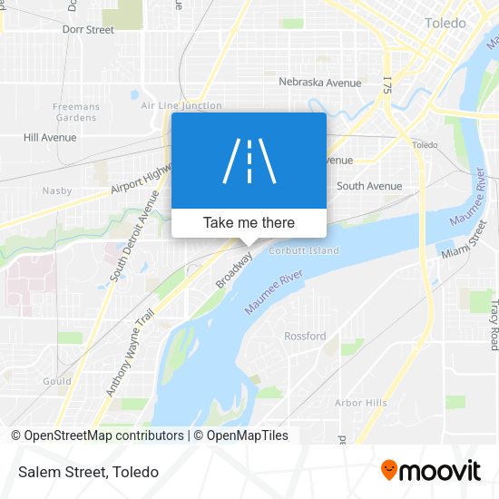 Mapa de Salem Street