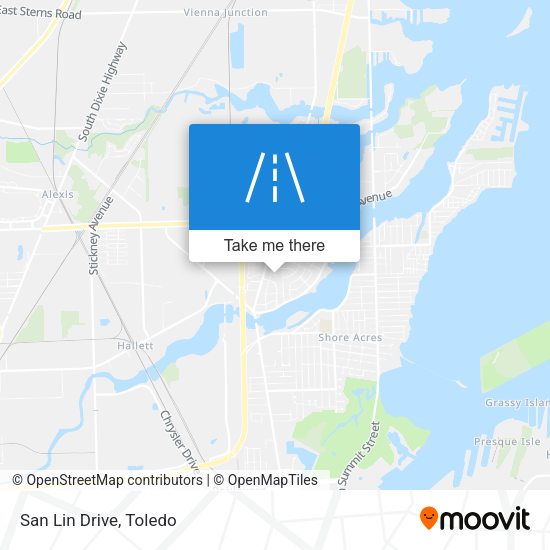 Mapa de San Lin Drive