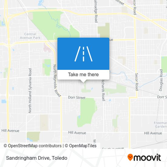 Mapa de Sandringham Drive