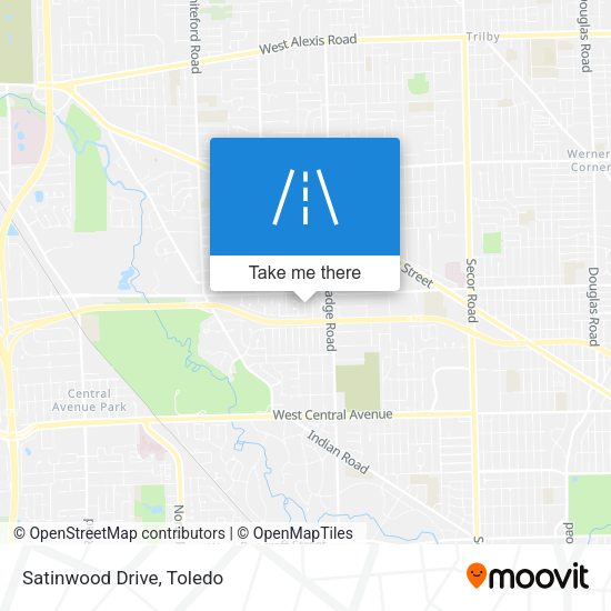 Mapa de Satinwood Drive
