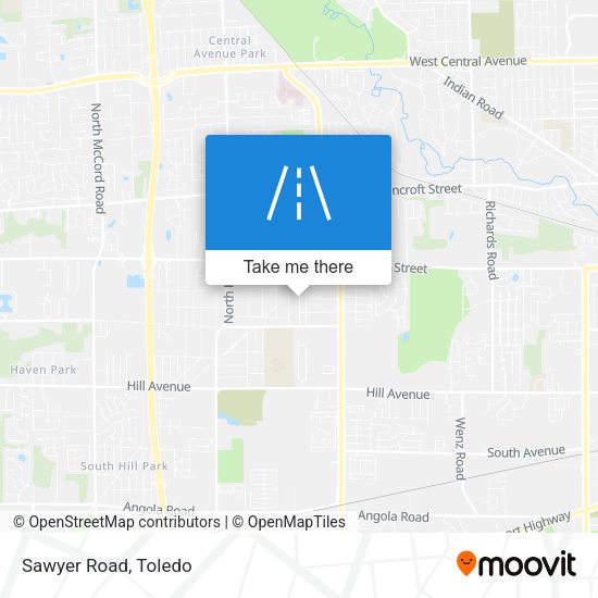 Mapa de Sawyer Road
