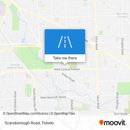 Mapa de Scarsborough Road