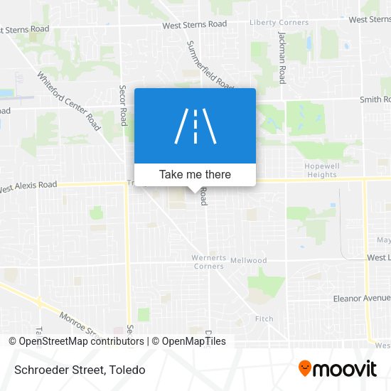 Mapa de Schroeder Street