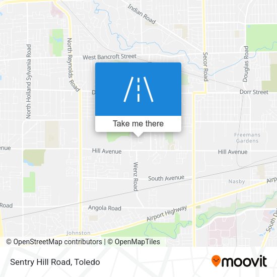 Mapa de Sentry Hill Road