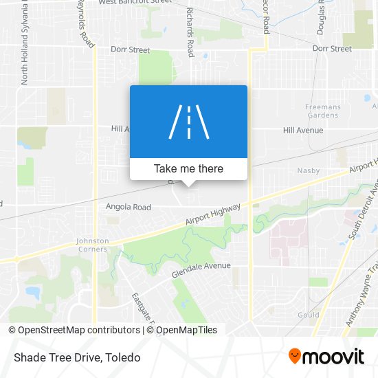 Shade Tree Drive map