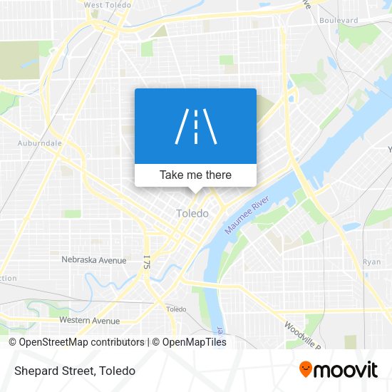 Mapa de Shepard Street