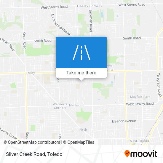 Mapa de Silver Creek Road
