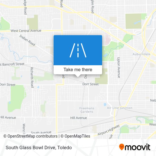 Mapa de South Glass Bowl Drive