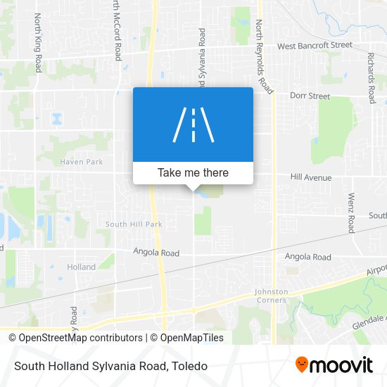 South Holland Sylvania Road map