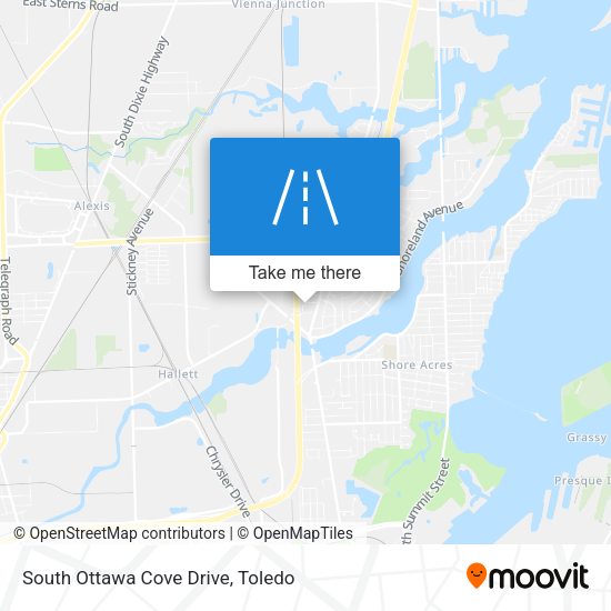 South Ottawa Cove Drive map