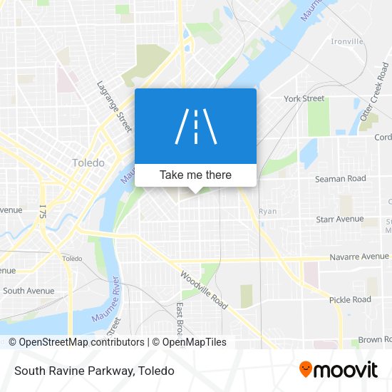 Mapa de South Ravine Parkway