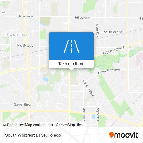 South Willcrest Drive map