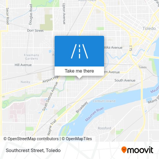 Mapa de Southcrest Street