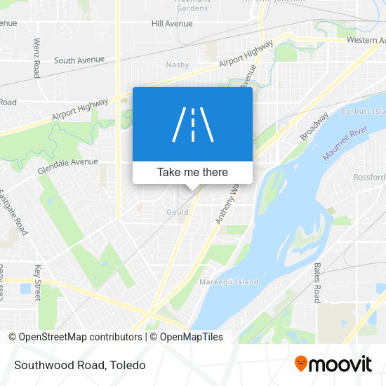 Southwood Road map