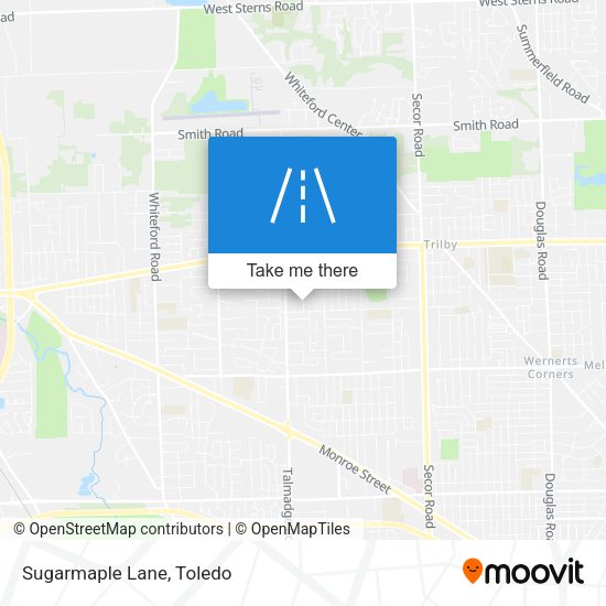 Mapa de Sugarmaple Lane