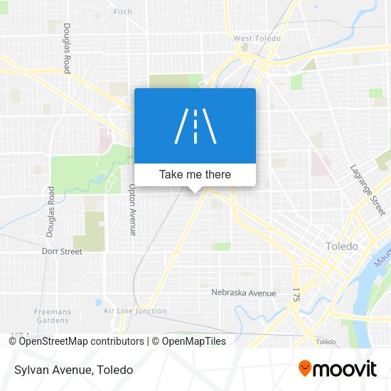 Mapa de Sylvan Avenue