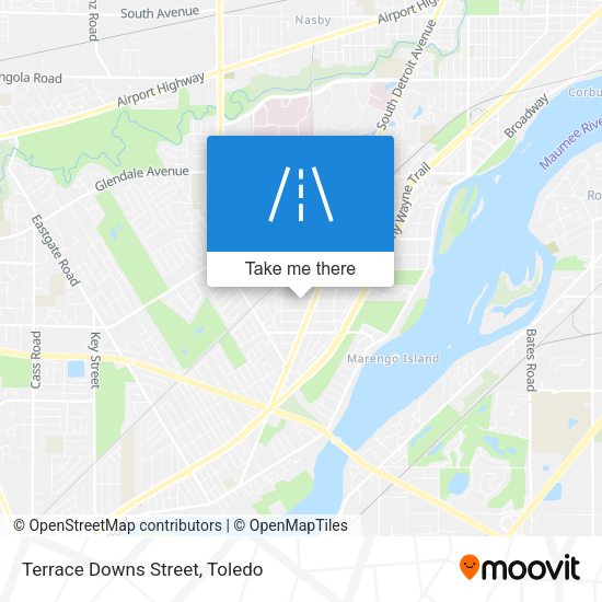 Mapa de Terrace Downs Street