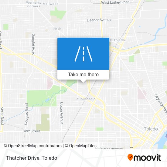 Mapa de Thatcher Drive