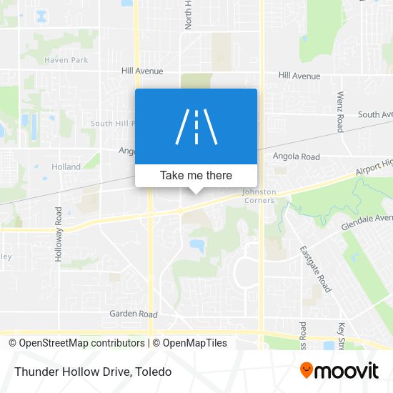 Thunder Hollow Drive map
