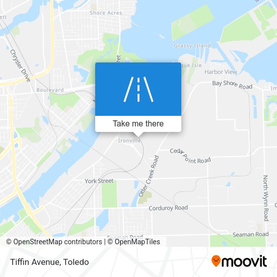 Mapa de Tiffin Avenue