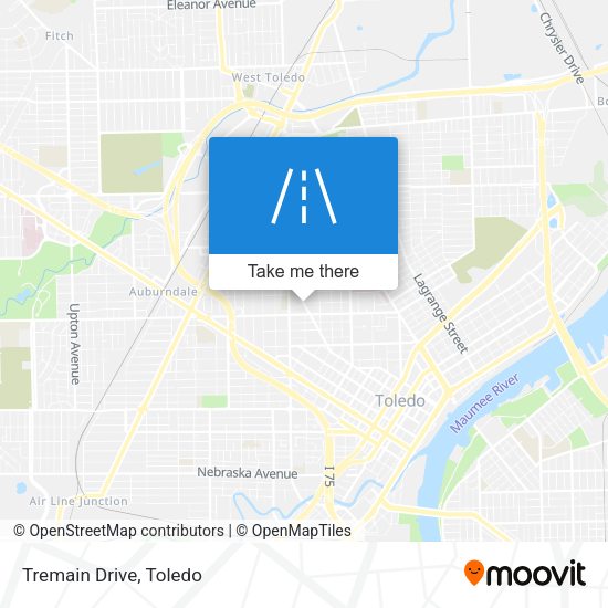 Mapa de Tremain Drive