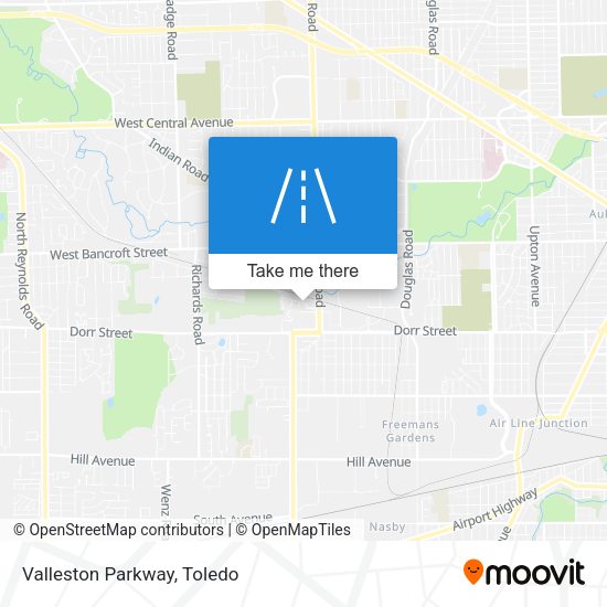 Mapa de Valleston Parkway
