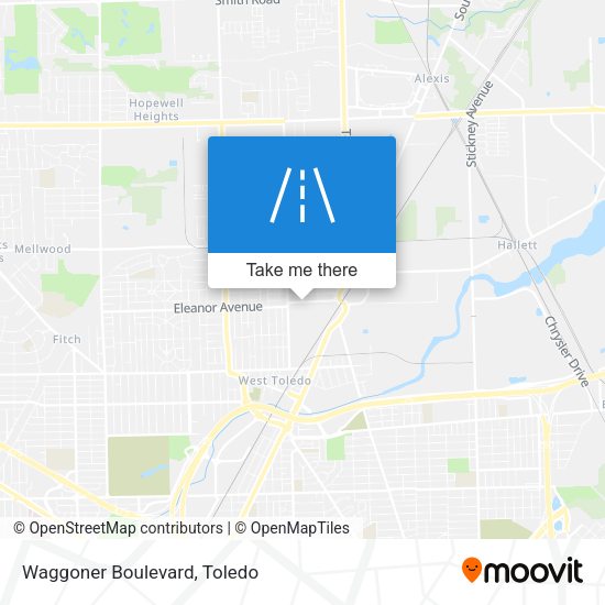 Waggoner Boulevard map