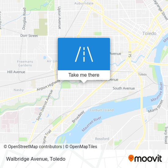 Walbridge Avenue map