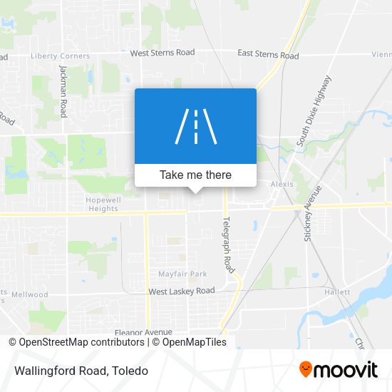 Mapa de Wallingford Road
