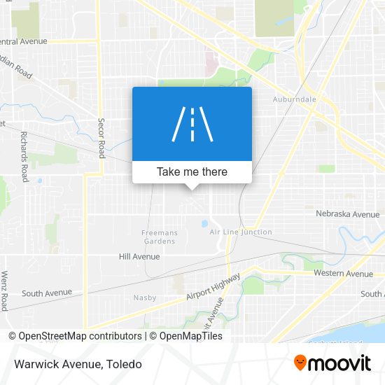 Mapa de Warwick Avenue