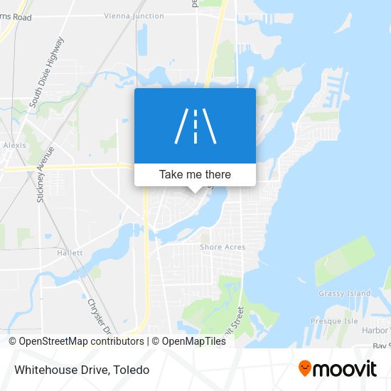 Mapa de Whitehouse Drive