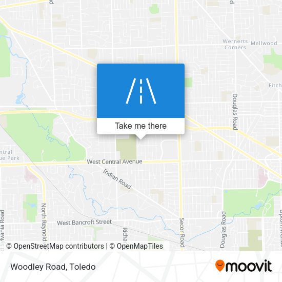 Woodley Road map