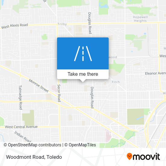 Mapa de Woodmont Road
