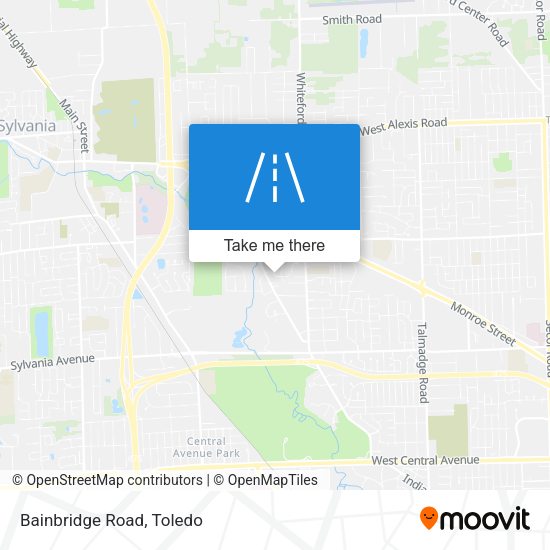 Mapa de Bainbridge Road