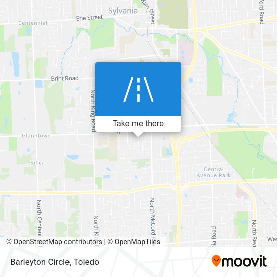Mapa de Barleyton Circle