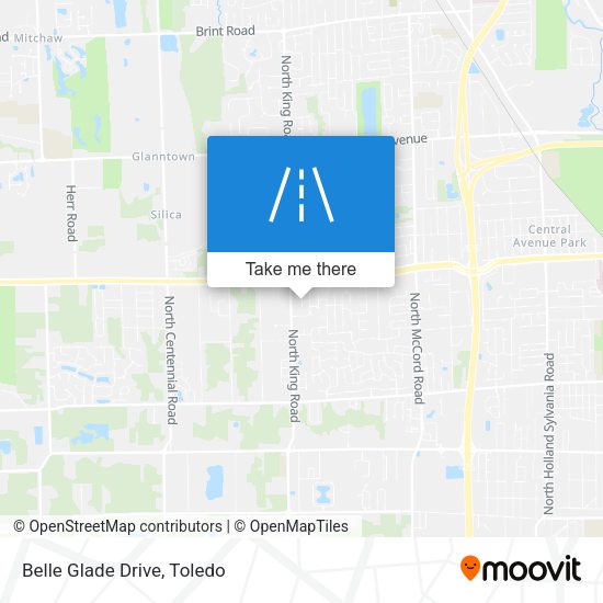 Mapa de Belle Glade Drive