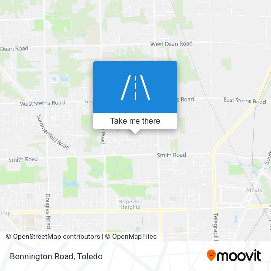 Mapa de Bennington Road